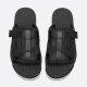 replica LUXE OBLIQUE SANDALS LAND IN BLACK - CDS6 UK