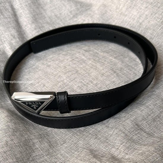 replica 20MM LOGO BELT BLACK - B353 UK