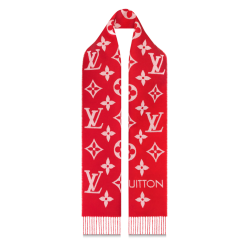 ESSENTIAL SCARF IN RED AND WHITE UK