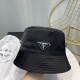 replica RE-NYLON BUCKET HAT IN BLACK UK