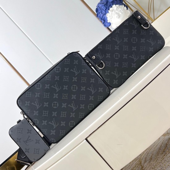 Replica Trio Messenger Bag Monogram Eclipse Canvas M69443 Uk Replica Trio Messenger Bag Monogram Eclipse Canvas M69443 Uk