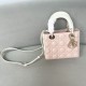 Replica Small Lady Bag Two-Tone Biscuit And Trench Beige Cannage Lambskin Uk - 13261 - Buddha Luxury