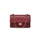Replica Chanel 13018 CFR#12251 Buddha Luxury Replica Chanel Small Classic Handbag Red Grained Calfskin And Gold-Tone Metal Uk - 13018 - Buddha Luxury