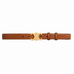 BELT SMALL TRIOMPHE IN BROWN - B309 UK