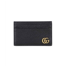 Gg Marmont Card Holder In Black Uk