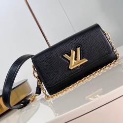 Twist West Handbag Black Epi Grained Cowhide Leather M24549 Uk Twist West Handbag Black Epi Grained Cowhide Leather M24549 Uk