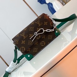 Steamer Wearable Wallet Borneo Green Monogram Macassar Canvas M12808 Uk Steamer Wearable Wallet Borneo Green Monogram Macassar Canvas M12808 Uk