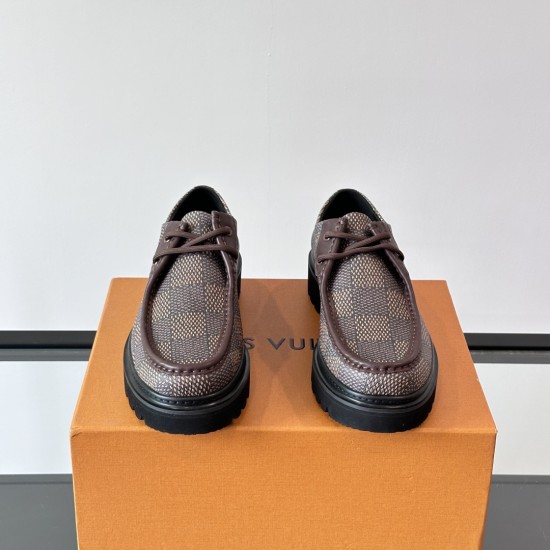 Replica L 11992 LFR#15383 Buddha Luxury Replica Ranger Derby Shoes In Brown - Lv810 Uk - 11992 - Buddha Luxury