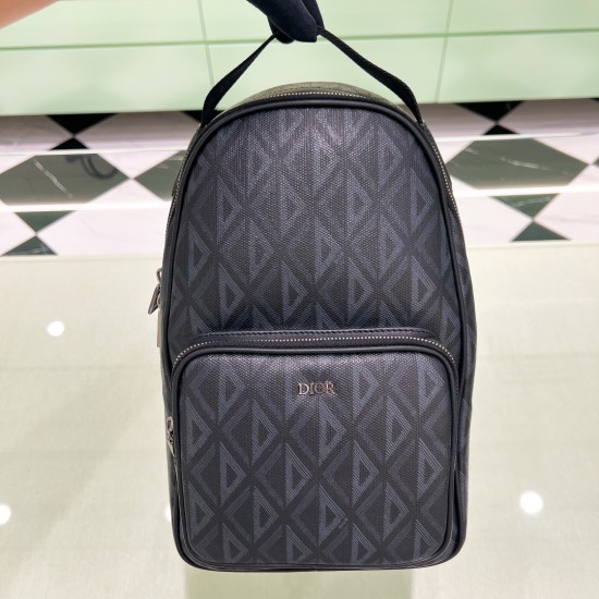 Replica Dior 13339 DFR#9429 Buddha Luxury Replica Mini Rider Sling Bag Black Cd Diamond Canvas Uk - 13339 - Buddha Luxury