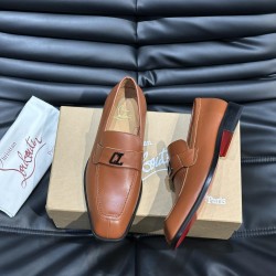 CHRISTIAN VARSIMOC CALF LEATHER LOAFERS BROWN - CL110 UK CHRISTIAN VARSIMOC CALF LEATHER LOAFERS BROWN - CL110 UK