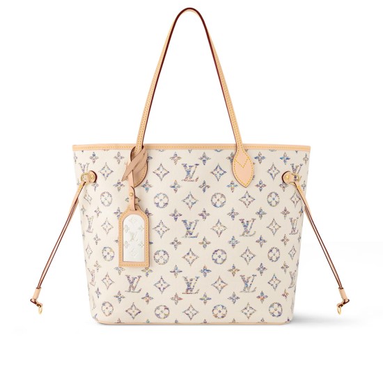 Replica L 13841 LFR#11651 Buddha Luxury Replica Neverfull Mm Tote Bag In Multicolor Beige M24905 Uk - 13841 - Buddha Luxury