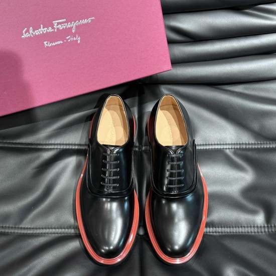 replica OXFORD LACE-UP SHOES BLACK - SF38 UK