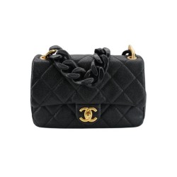 Chanel Jennie Small Flap Bag In Black As4788 Uk