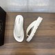 replica RUBBER THONG SANDALS IN WHITE - PDS25 UK
