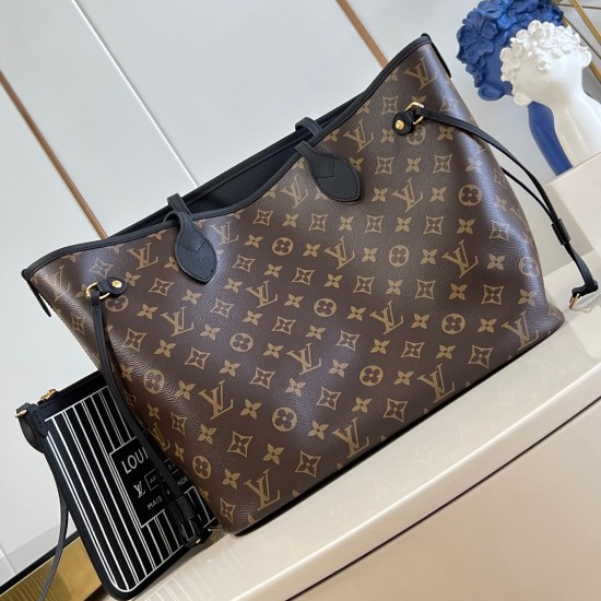 Replica L 13749 LFR#13622 Buddha Luxury Replica Neverfull Inside Out Mm Tote Bag Black Cowhide Leather M11946 Uk - 13749 - Buddha Luxury