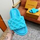 replica POOL PILLOW COMFORT SLIDES IN BLUE - LVS63 UK