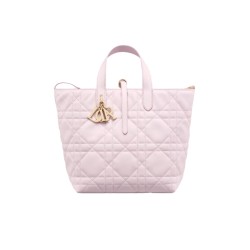 MEDIUM TOUJOURS VERTICAL TOTE BAG PALE PINK MACROCANNAGE CALFSKIN UK