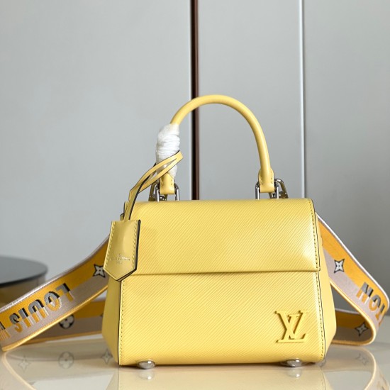 Replica L 14042 LFR#7662 Buddha Luxury Replica Cluny Mini Handbag Yellow Epi Leather M58928 Uk - 14042 - Buddha Luxury