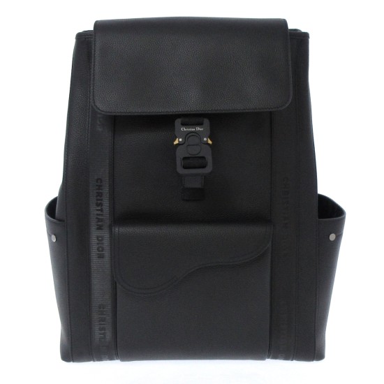 Replica BLACK GRAINED CALFSKIN BACKPACK UK replica BLACK GRAINED CALFSKIN BACKPACK UK