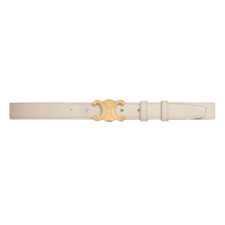 Belt Medium Triomphe In Smooth Calfskin Cream - B307 Uk