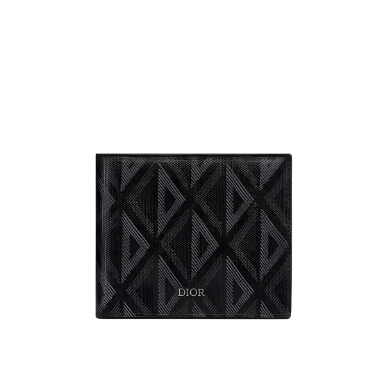 Replica Dior 12123 DFR#10162 Buddha Luxury Replica Bi-Fold Wallet Cd Diamond Motif Canvas Black Uk - 12123 - Buddha Luxury
