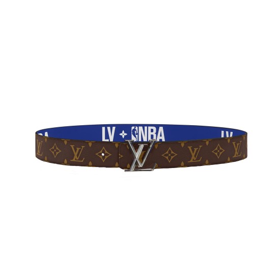 replica X NBA 3 STEPS 40MM REVERSIBLE MONOGRAM CANVAS BELT - B168 UK