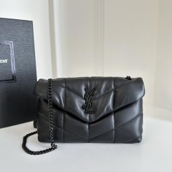 Toy Puffer In Lambskin Black Uk