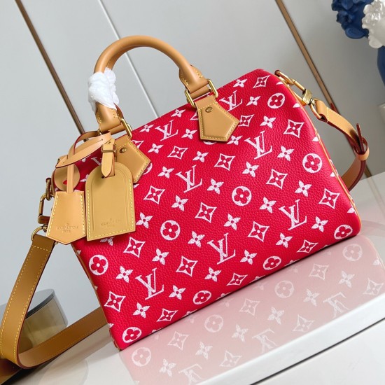 Replica L Men Crossbody Bags Speedy P9 Bandouli?Re 30 Bag In Red M21112 Uk