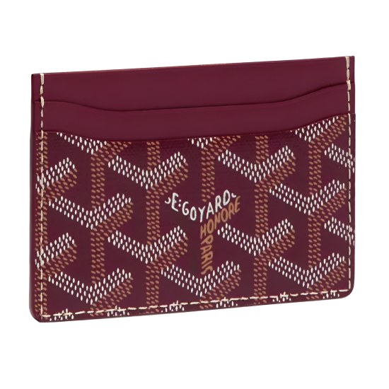 replica SAINT-SULPICE CARD WALLET BURGUNDY UK