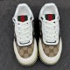 Gucci Re-Web GG Canvas Trainers Top View in beige and white Top-down toe-to-tongue view of Gucci Re-Web GG Canvas Trainers featuring white laces and web stripes in beige and white