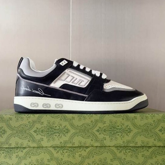Replica Gucci Trainers Basket Grey White  – Gcc222 Uk - 9227 - Buddha Luxury