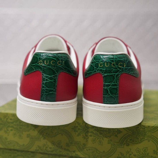 Replica Gucci 8625 GGCC215 Buddha Luxury Replica Gucci Trainers Ace Rosso Ancora Red Nylon – Gcc215 Uk - 8625 - Buddha Luxury
