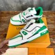 Replica L 8913 LLVS-204 Buddha Luxury Replica L Trainer White Green Low Sneaker – Lvs204 Uk - 8913 - Buddha Luxury