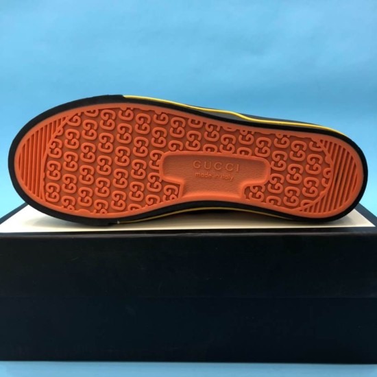 Gucci Off The Grid Orange Low Top Tread View Orange sole unit of Gucci Off The Grid Canvas Low Top Trainers