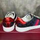 Replica Gucci 8636 GGCC169 Buddha Luxury Replica Gucci Trainers Ace Metal Tag Red And Blue Web – Gcc169 Uk - 8636 - Buddha Luxury