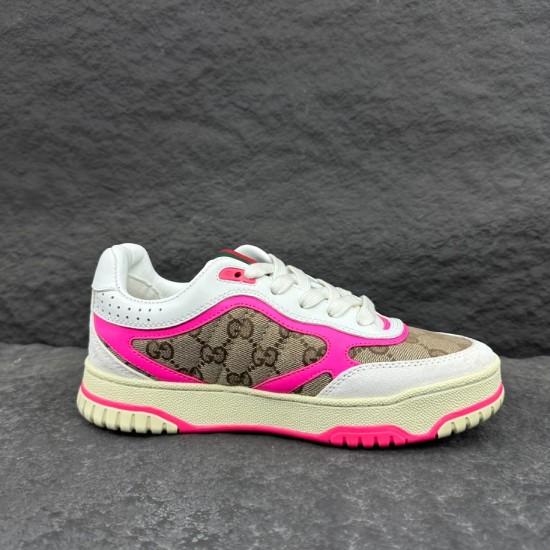 Replica Gucci Trainers Wmns Re-Web  ‘Gg Canvas – Beige Fuchsia’ – Gcc156 Uk - 8682 - Buddha Luxury
