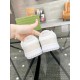 Gucci Monogram Panel White And Beige Leather Low Top Trainers Heel Counter View Gucci Monogram Panel White And Beige Leather Low Top Trainers heel counter view