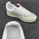 Gucci Monogram Canvas And Leather Low Top Trainers White collar and lining