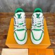 Replica L 8913 LLVS-204 Buddha Luxury Replica L Trainer White Green Low Sneaker – Lvs204 Uk - 8913 - Buddha Luxury