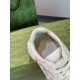 Gucci Ivory Leather Double G Chunky Trainers inner lining and footbed close-up