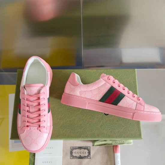 Replica Gucci 8134 GGCC187 Buddha Luxury Replica Gucci Trainers Ace Crystal Pink – Gcc187 Uk - 8134 - Buddha Luxury