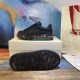 Alexander McQueen Black Transparent Sole Trainers Outsole Tread Alexander McQueen Black Transparent Sole Lace-Up Trainers showing bottom outsole tread