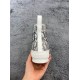 Rear view of white pull tab and heel structure on Dior B23 high-top trainer