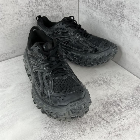 replica BALENCIAGA DEFENDER SNEAKER IN BLACK – BLA045 UK