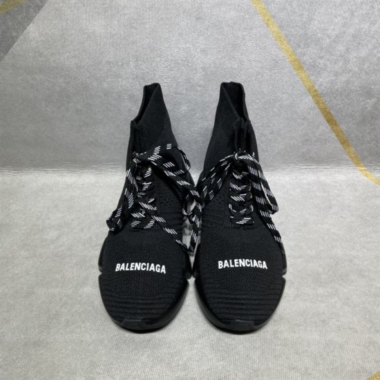 Replica Balenciaga Trainers Men’s Speed 2.0 Lace-Up Recycled Knit  In Black – Bla031 Uk - 9320 - Buddha Luxury