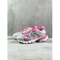 BALENCIAGA TRACK 3.0 SNEAKERS IN WHITE AND PINK – BLA002 UK