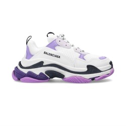 Balenciaga Trainers Triple S 1.0  In White And Lilac – Bla021 Uk