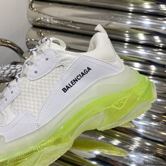 Replica Balenciaga Trainers Triple S White Green Clear Sole – Bla013 Uk - 9225 - Buddha Luxury