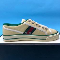 Gucci Off The Grid Canvas Low Top Trainers Beige