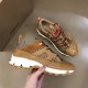 replica BURBERRY ARTHUR SNEAKERS IN BROWN- BBR005 UK